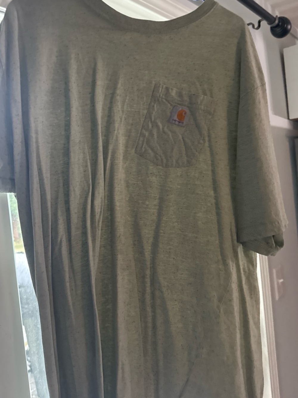 Carhartt Short-Sleeve Pocket Tee — Olive Green
